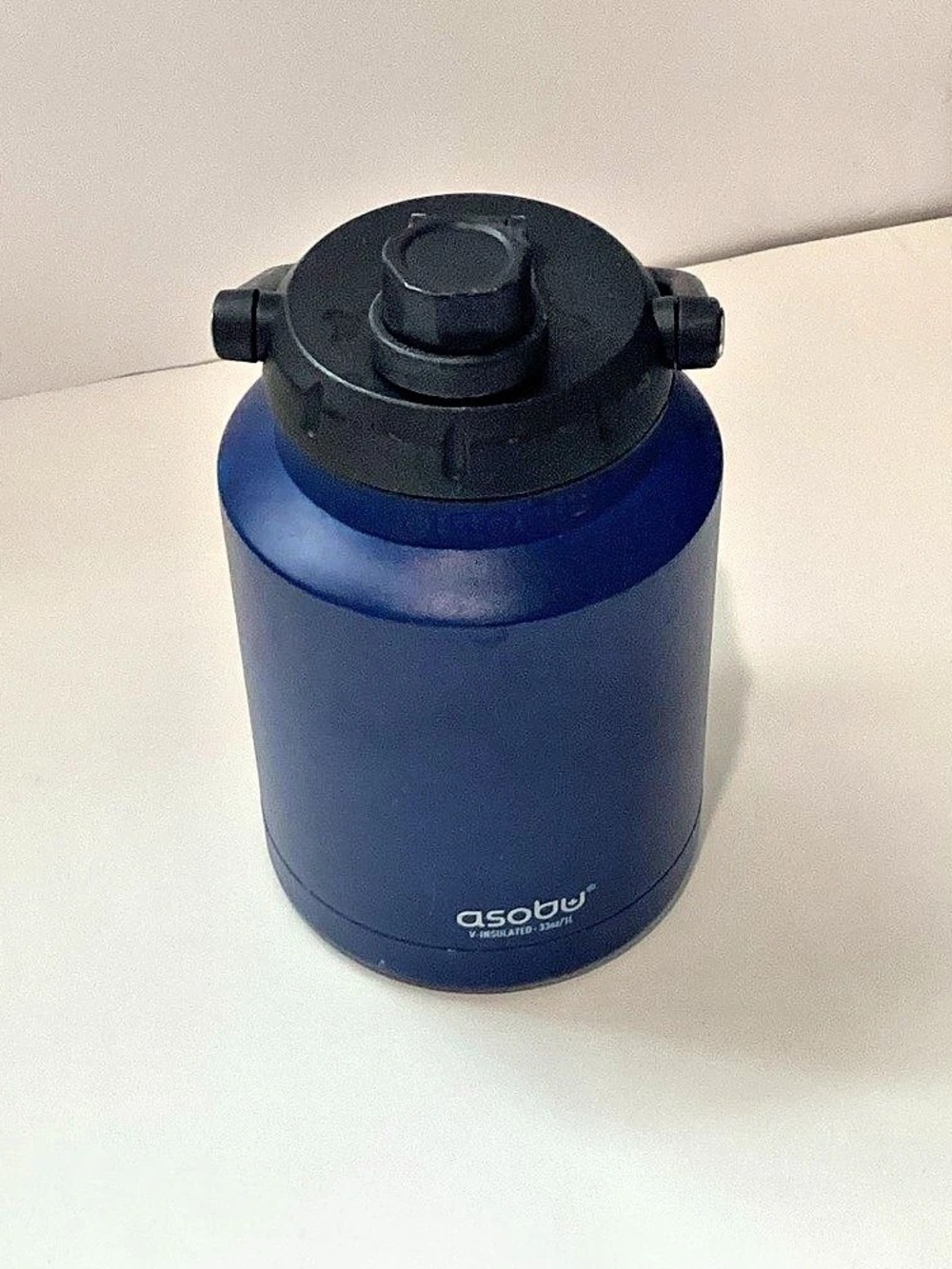 Asobu Mini Jug 33 oz Insulated Water Bottle Blue